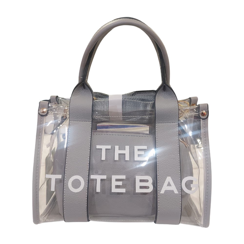 Grey designer tote bag online